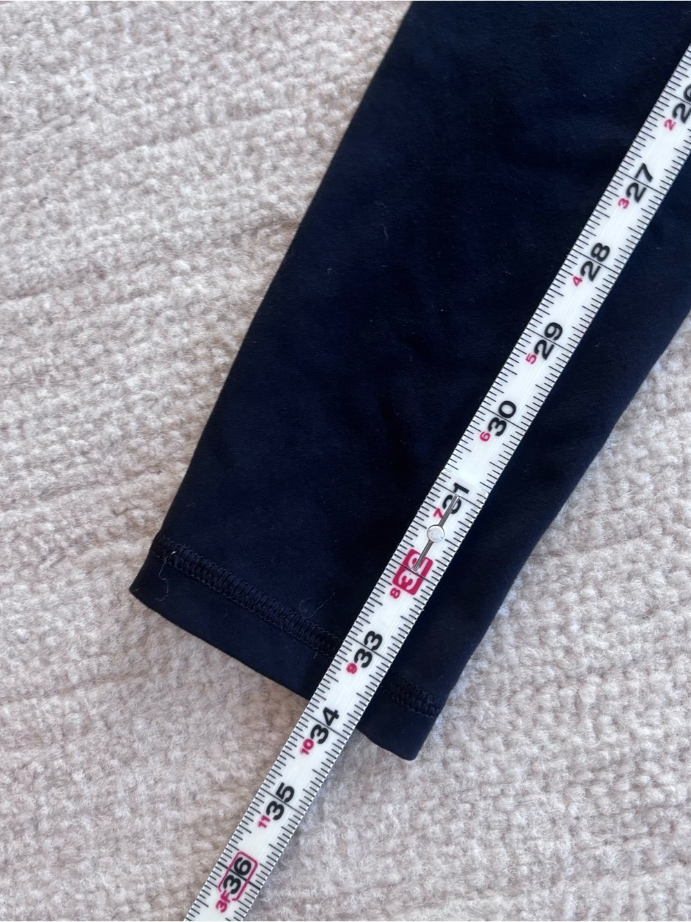 Victoria's Secret VSX Black Leggings with Bright Blue Side Logo - Picture 8 of 10